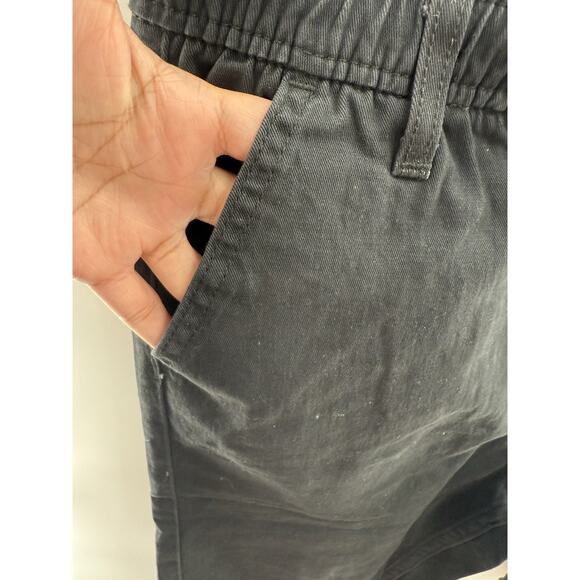 Levi Strauss Signature Boys Black Uniform Shorts Size Large 9" Inseam W/tag READ - Picture 6 of 11